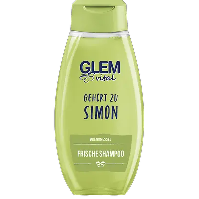 GLEM vital Shampoo mit eigenem Namen