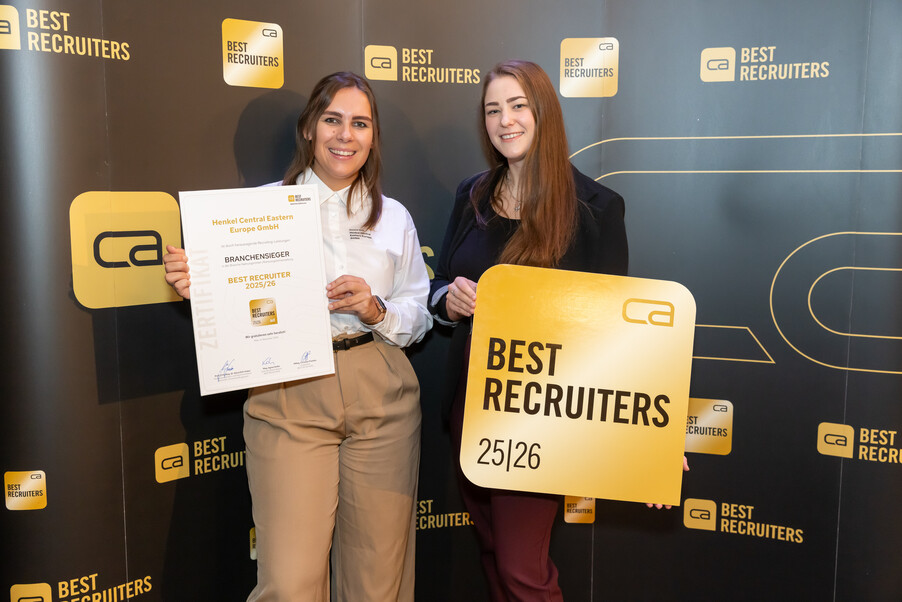 BEST-RECRUITERS-Studie 2025/26: Henkel erneut Branchensieger