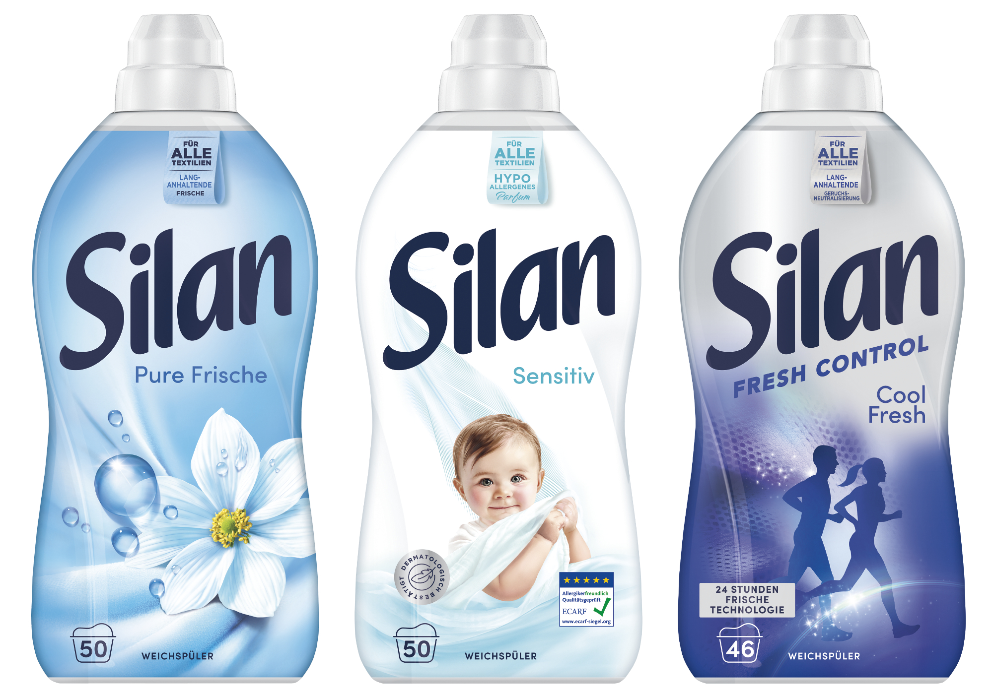 Silan Classic, Sensitiv und Fresh Control