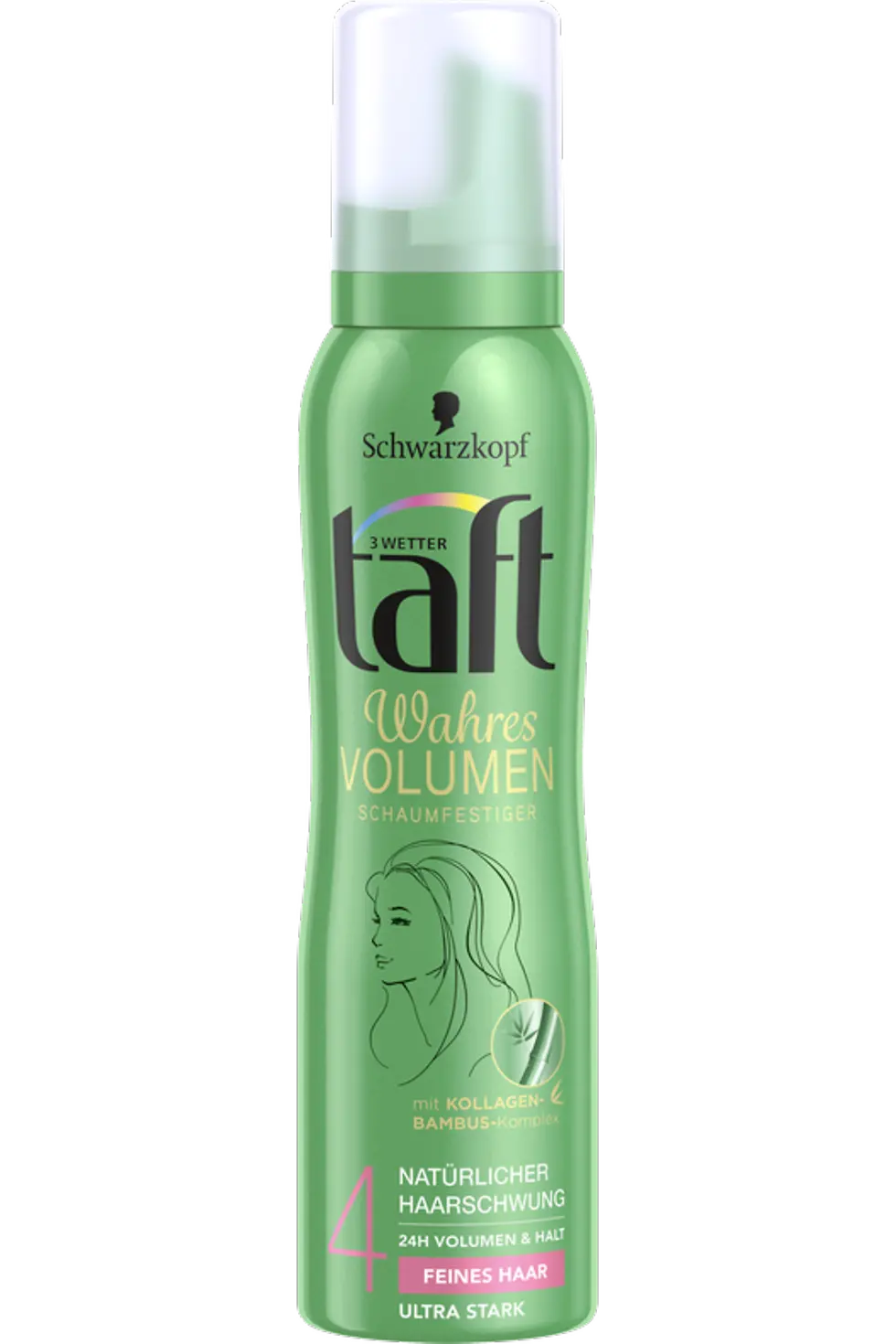 Taft Wahres Volumen Schaumfestiger Natürlicher Haarschwung