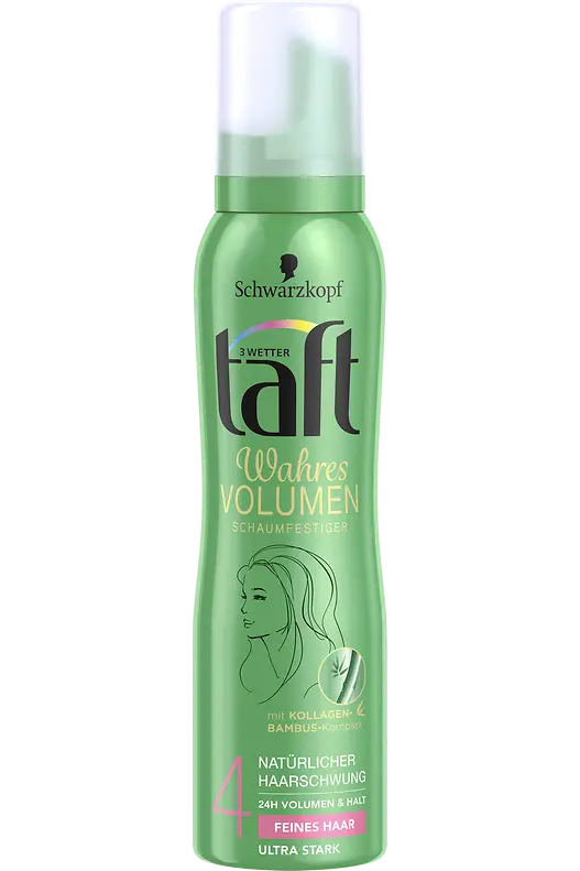 Taft Wahres Volumen Schaumfestiger Natürlicher Haarschwung