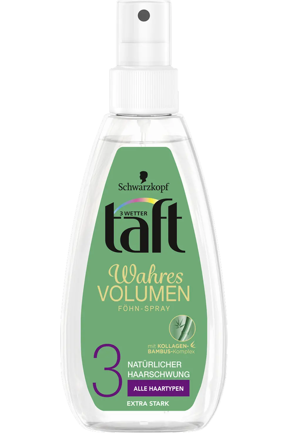 Taft Wahres Volumen Föhn-Spray Natürlicher Haarschwung, Alle Haartypen