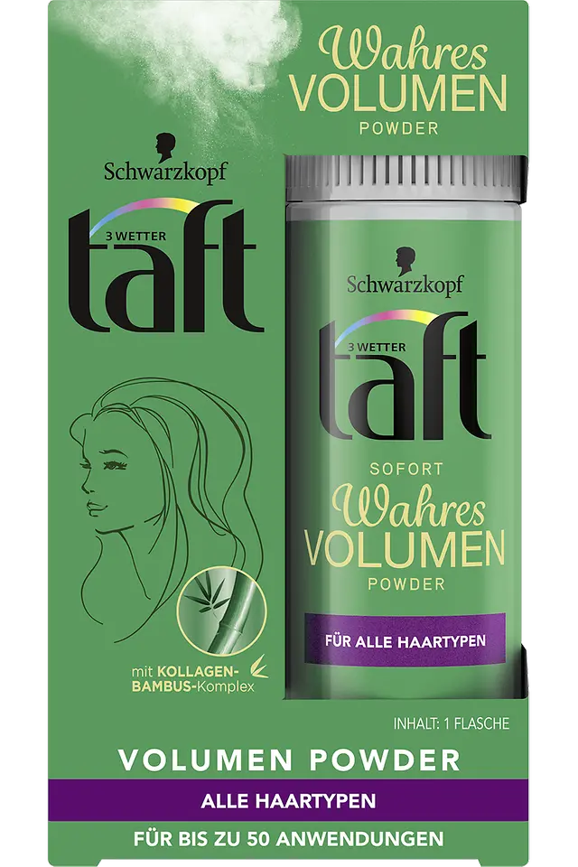  Taft Wahres Volumen Volumen Powder Natürlicher Haarschwung, Alle Haartypen