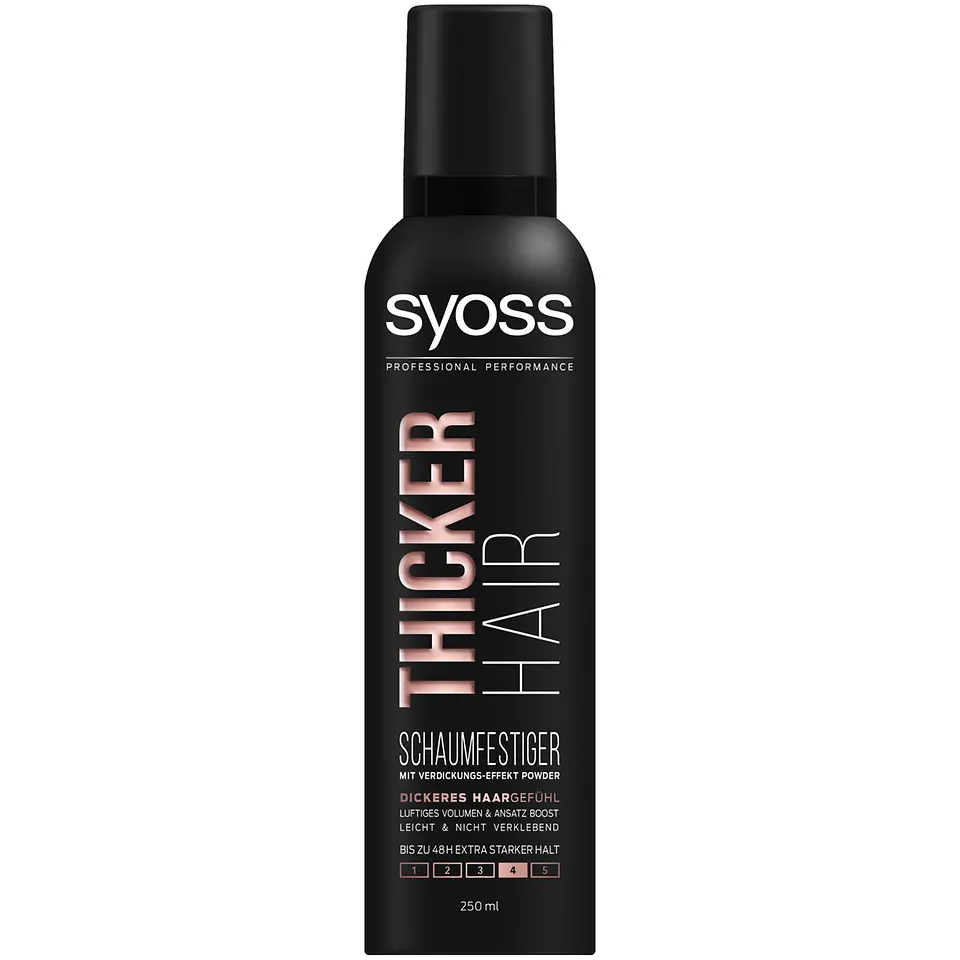 Syoss Thicker Hair Schaumfestiger mit Verdickungs-Effekt Powder