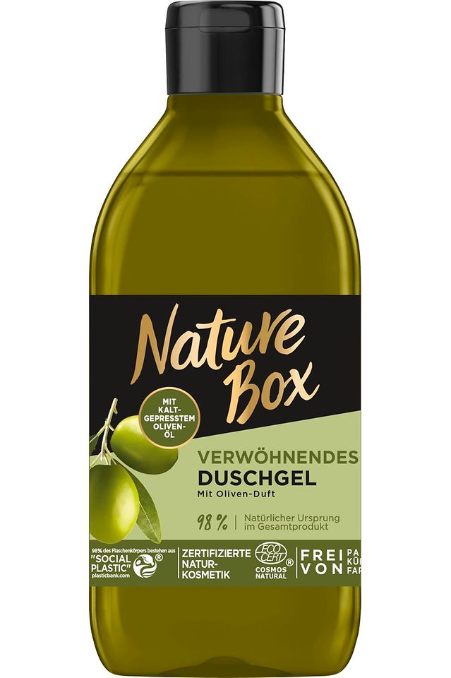 Verwöhnendes Duschgel mit kaltgepresstem Oliven-Öl