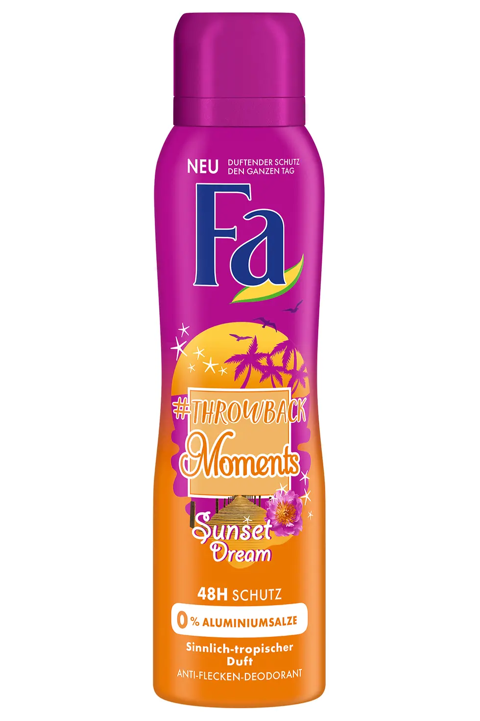 Fa #Throwback Moments Sunset Dream Anti-Flecken-Deodorant