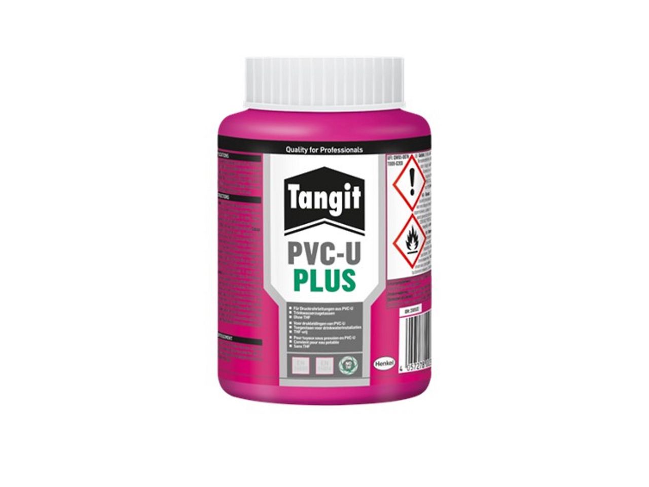 Tangit PVC-U Plus ist für das Verkleben von thermoplastischen Druckrohrleitungen aus PVC-U in anspruchsvollsten Anwendungsbereichen freigegeben. Er ist Tetrahydrofuran (THF)-frei und erfüllt neuste Regularien.