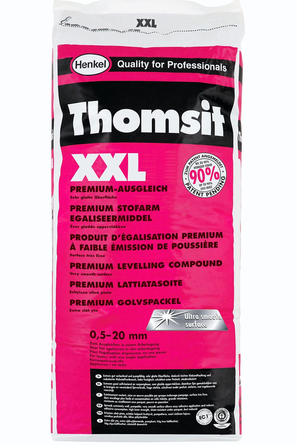 Spachtelmasse (Thomsit XXL Premium-Ausgleich)
