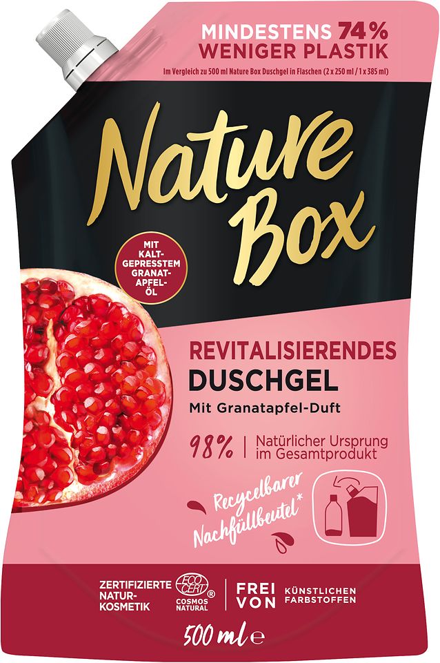 Nature Box Revitalisierendes Duschgel mit Granatapfel-Duft