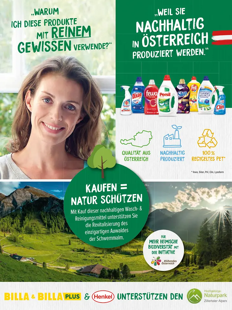 Henkel unterstützt gemeinsam mit Blühendes Österreich und dem Hochgebirgs-Naturpark Zillertaler Alpen die Revitalisierung des Auwalds auf der Schwemmalm.