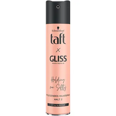 Taft x Gliss Holding me Softly Pflegender Haarspray
