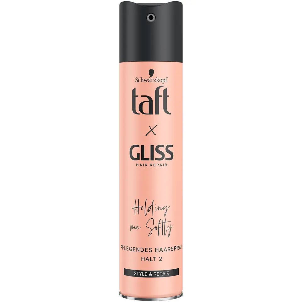 Taft x Gliss Holding me Softly Pflegender Haarspray