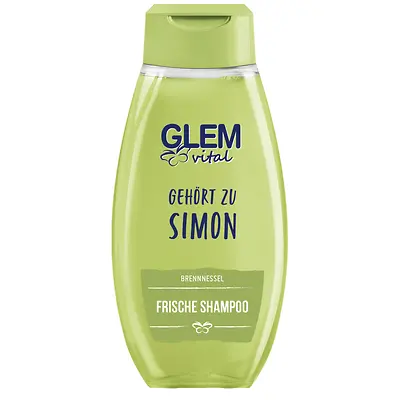 GLEM vital Frische Shampoo mit eigenem Namen