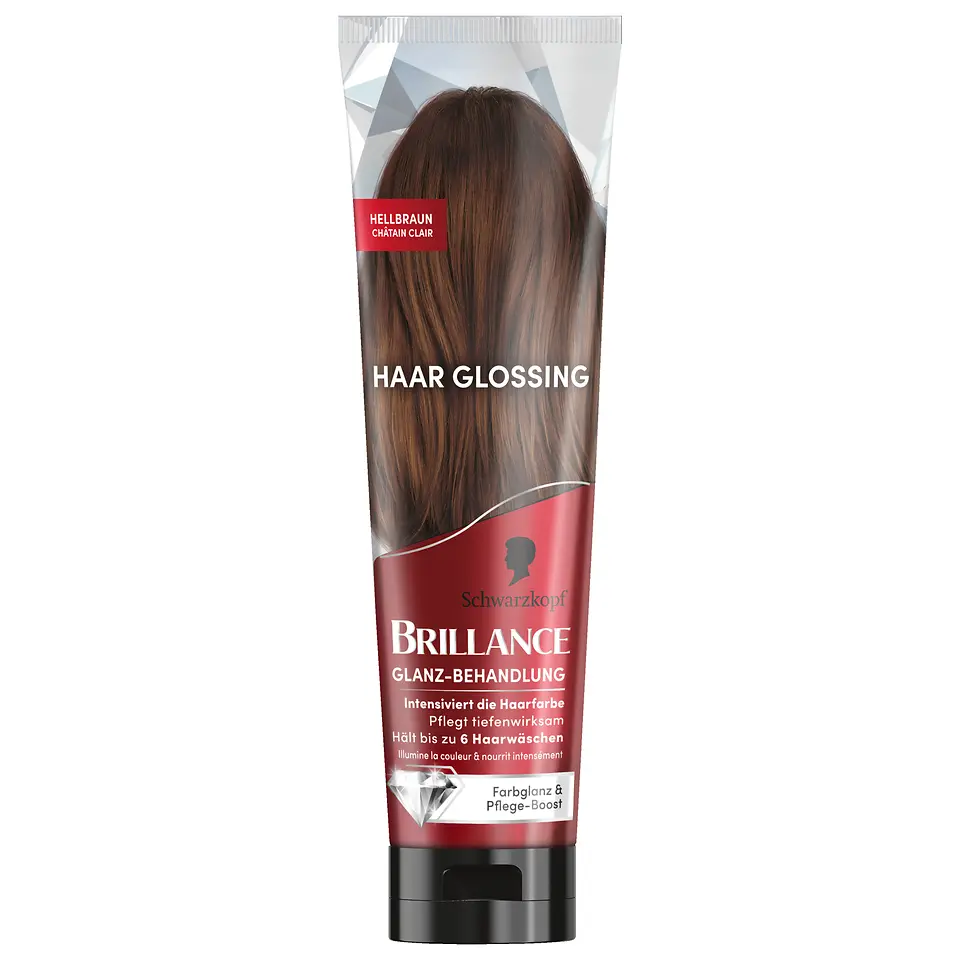 Brillance Haar Glossings: Hellbraun