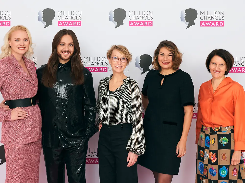 
Franziska Knuppe, Riccardo Simonetti, Courtney Adams, Sylvie Nicol und Karol Monique Westhoff