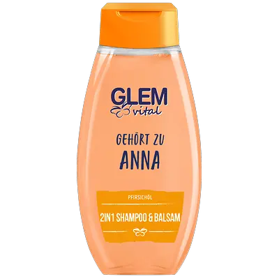GLEM vital Shampoo mit eigenem Namen