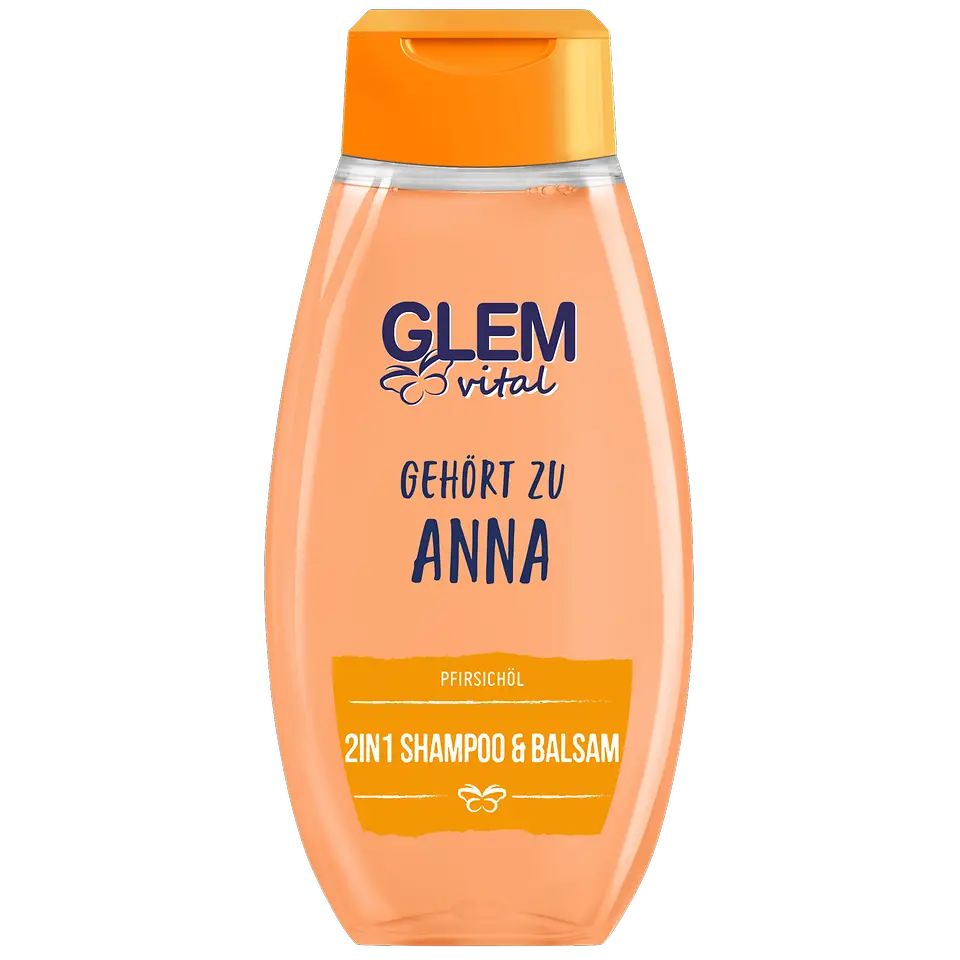 GLEM vital Shampoo mit eigenem Namen