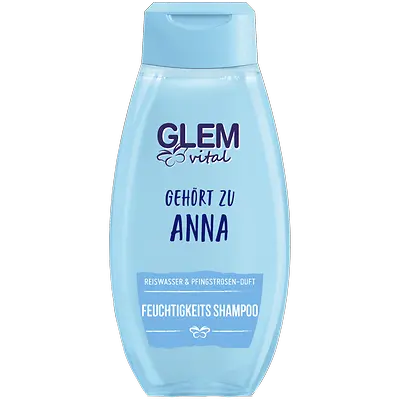 GLEM vital Shampoo mit eigenem Namen