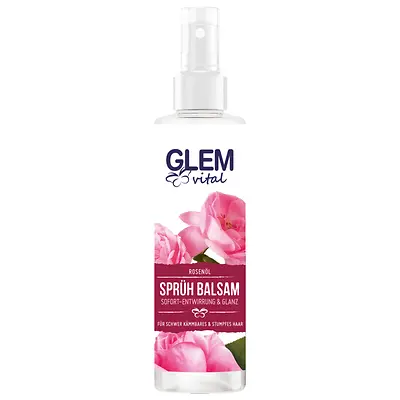 Glem vital Glanz-Sprühpflege mit Rosen-Öl