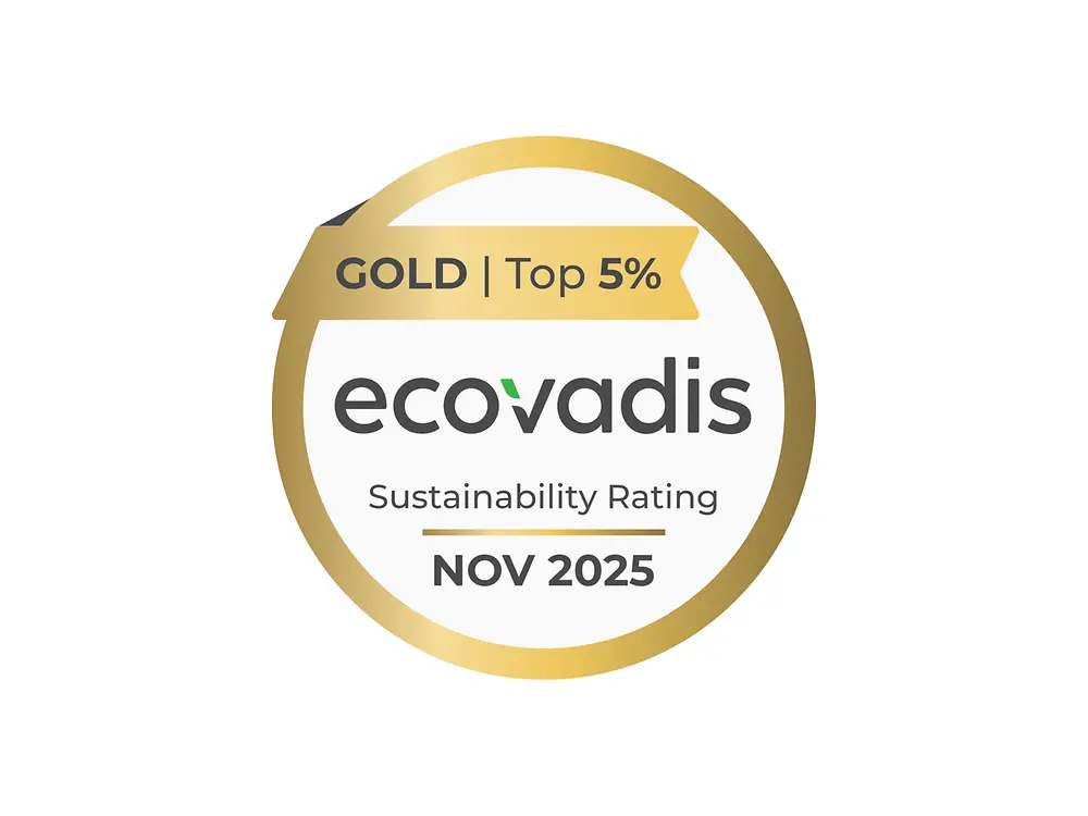 EcoVadis Gold Medal 2025