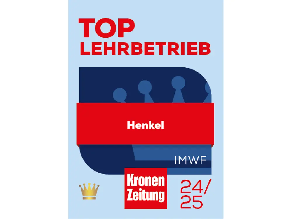Top Lehrbetrieb Siegel KronenZeitung 2024-2025_Henkel Austria