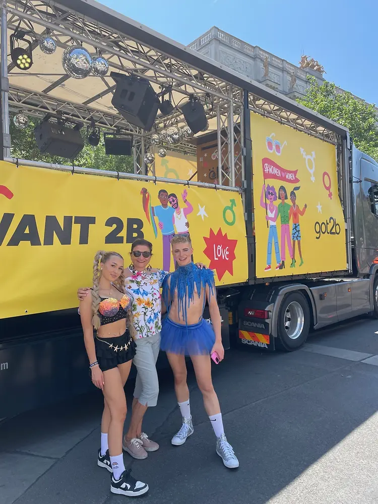 Be whoever you want to be – got2b feiert Vielfalt und Gleichberechtigung auf der Vienna Pride