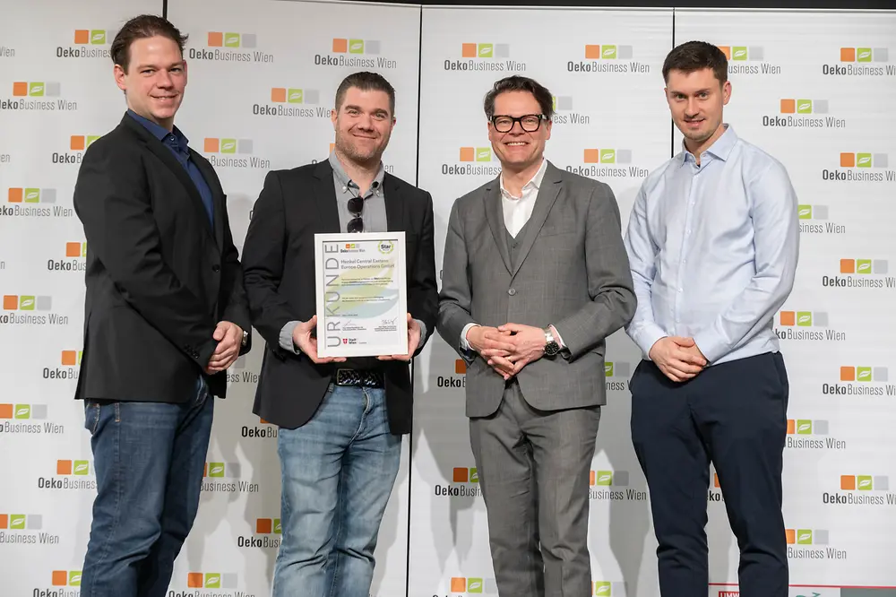 Henkel ist erneut OekoBusiness Wien Betrieb und bleibt EMAS-zertifiziert