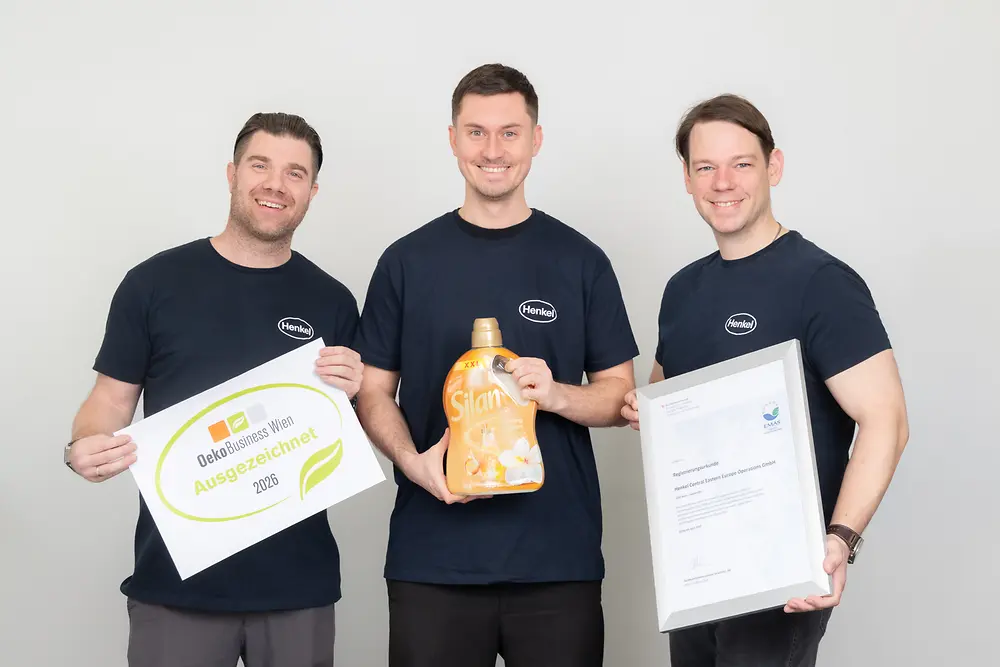 Henkel ist erneut OekoBusiness Wien Betrieb und bleibt EMAS-zertifiziert
