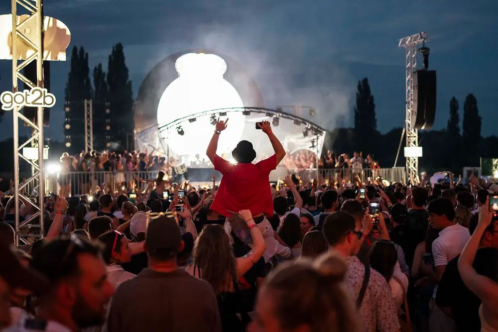 
got2b beim Red Bull Midsummer in Wien, eine von sieben Midsummer Cities.
