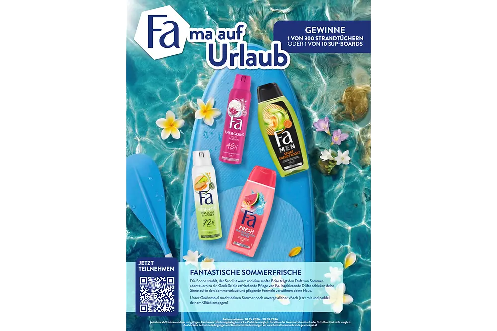 “Fa ma auf Urlaub” – Gewinnspiel