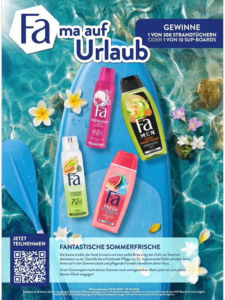 “Fa ma auf Urlaub” – Gewinnspiel