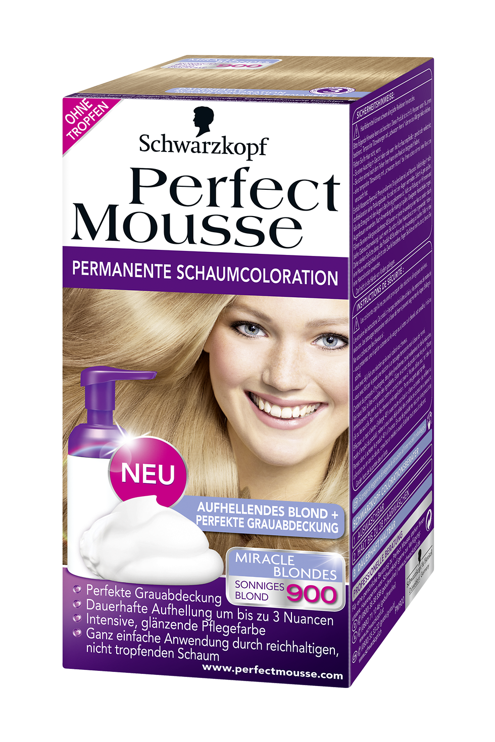 Perfect Mousse Miracle Blondes 900 Sonniges Blond
