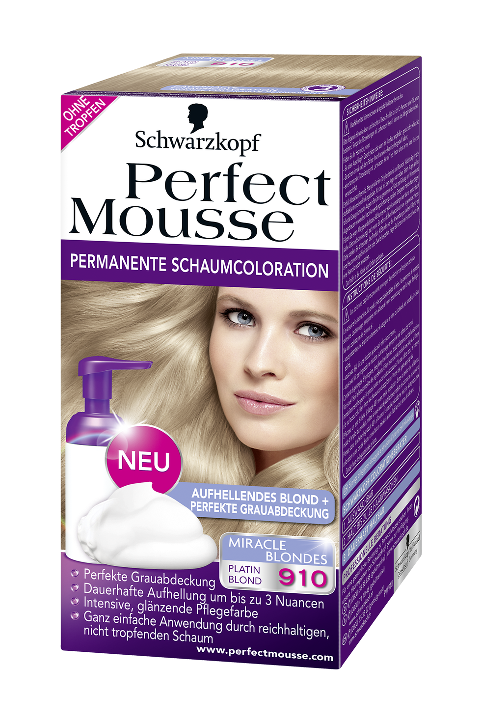 Perfect Mousse Miracle Blondes 910 Platin Blond