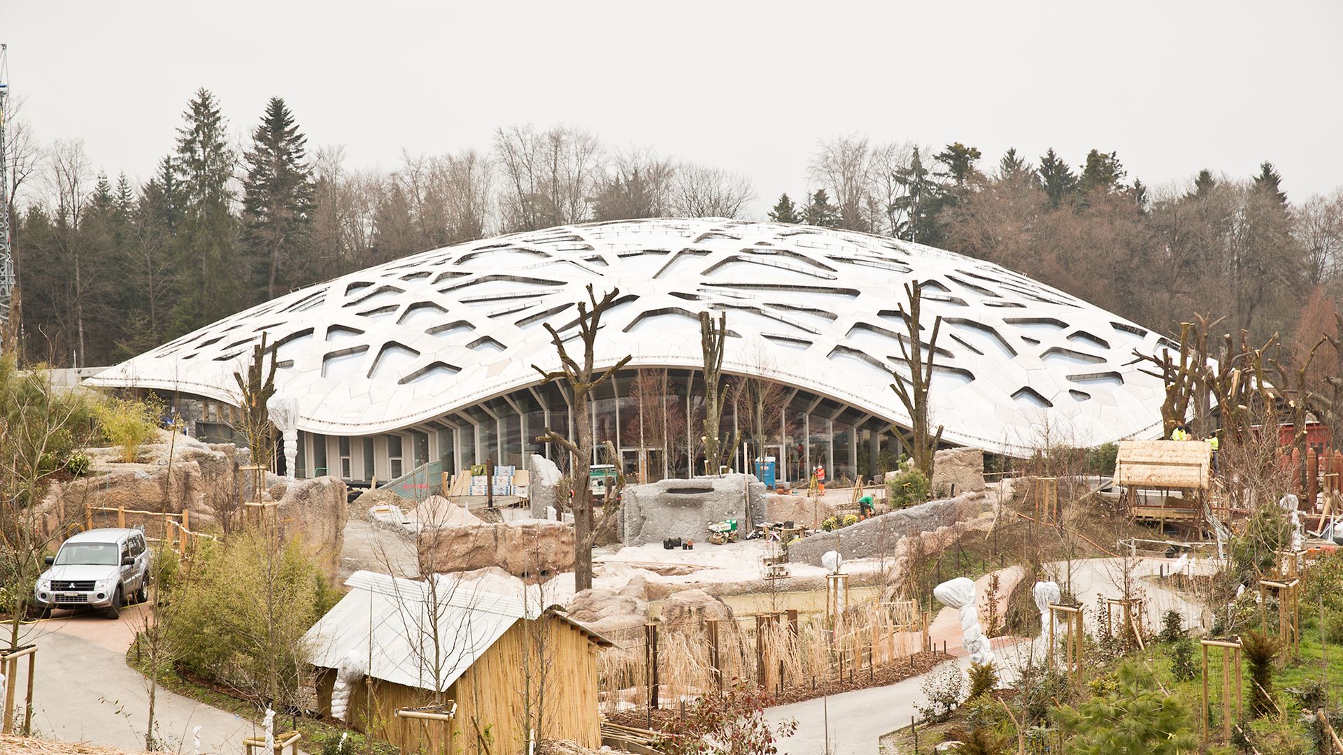 Das neue Züricher Elefantenhaus ist ein architektonisches Highlight.