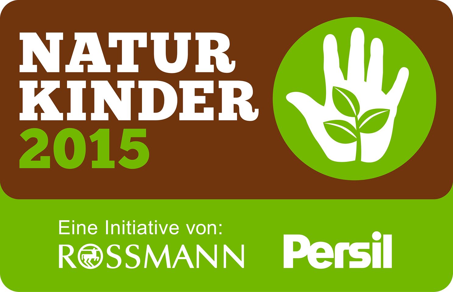 Logo Initiative „NaturKinder 2015“ von Persil und Rossmann