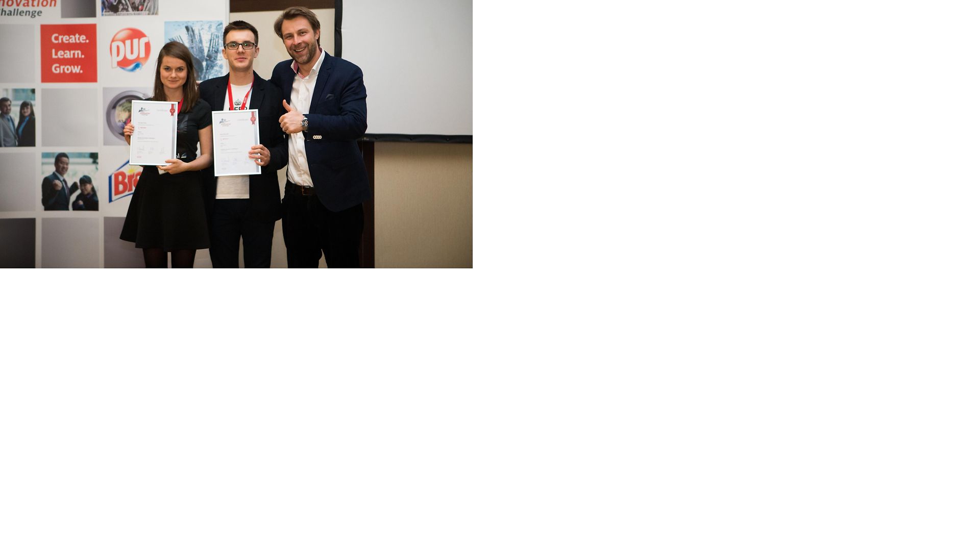 Winners from Poland with their Henkel mentor