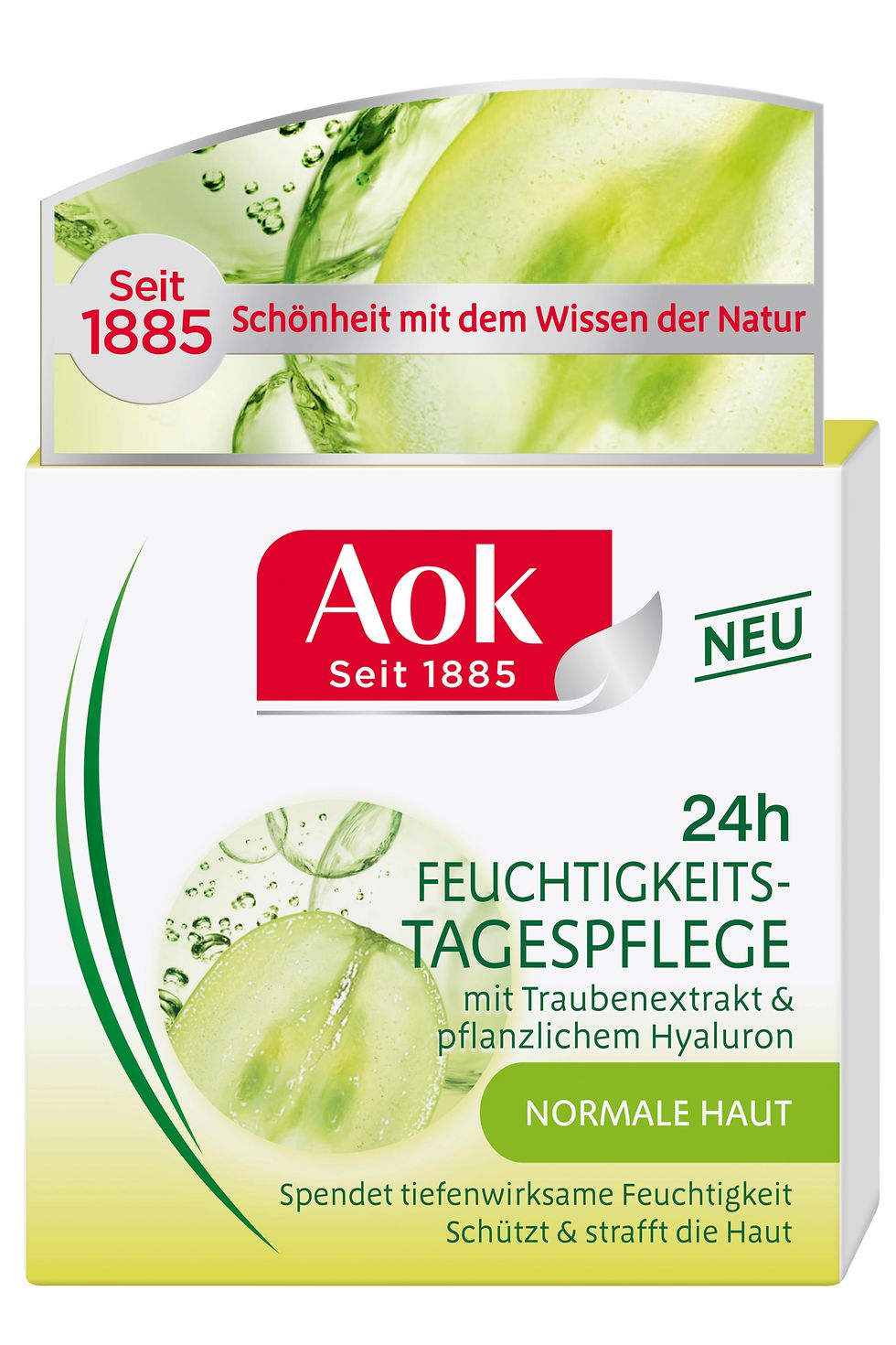 Aok 24h Feuchtigkeits-Tagespflege mit Traubenextrakt & pflanzlichem Hyaluron