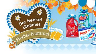 Sichern Sie sich geballte Gewinnchancen auf dem Henkel Lifetimes Herbst-Rummel – darunter insgesamt über 800 Sofortgewinne mit Markenprodukten von Persil, Somat, Perwoll & Co. sowie über 170 Tagespreise. Als Hauptpreis winken drei Städtetrips für 2 Personen.