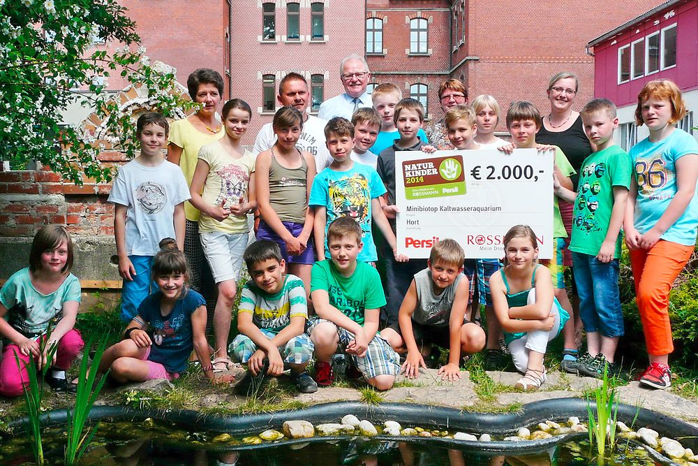 2.000 Euro gehen an die Kita Schwalbennest in Rodewisch für ein neues Kaltwasseraquarium.