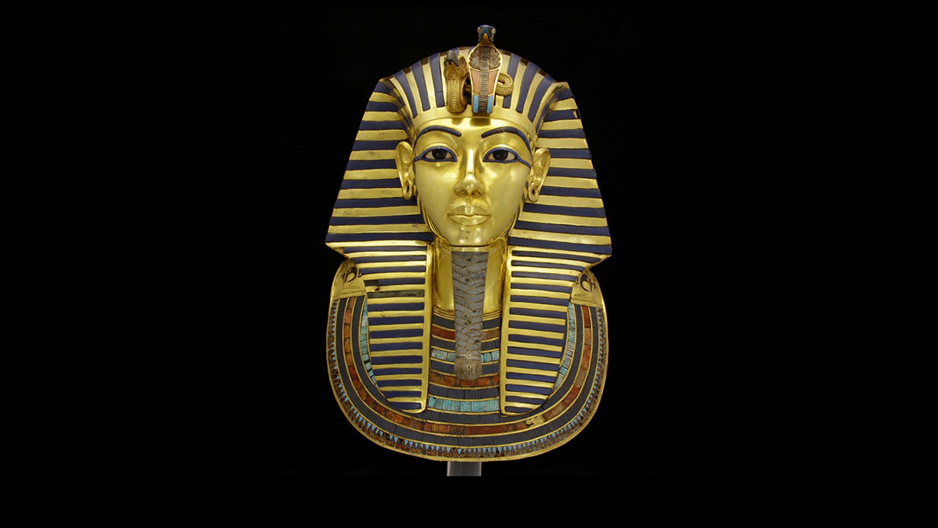 

Die restaurierte Totenmaske von Pharao Tutanchamun