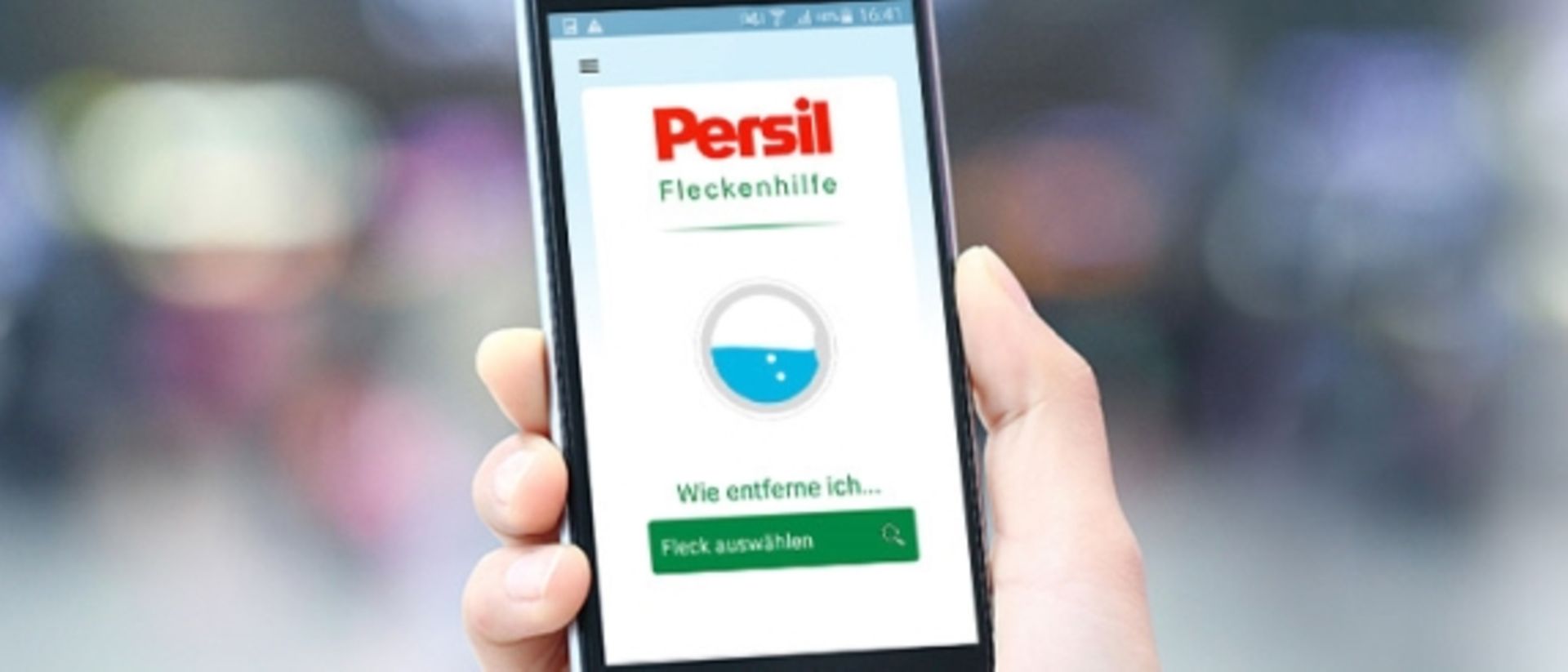 Fleckenhilfe-App von Persil 