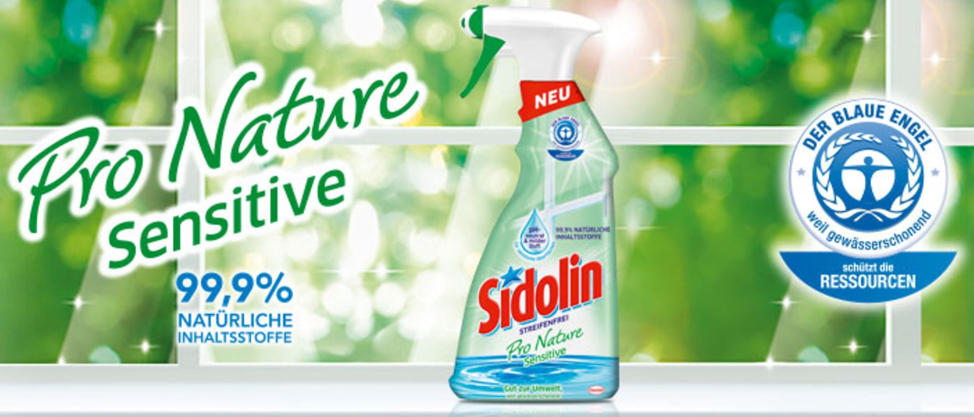 300 Produkttestern für das neue Sidolin Pro Nature Sensitive gesucht