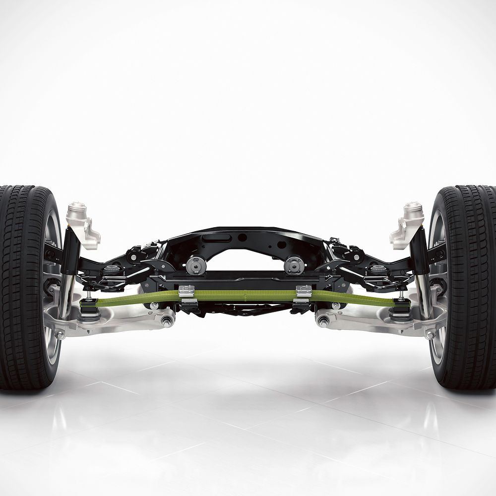 The composite leaf spring with which Volvo saves 4.5 kilograms of weight