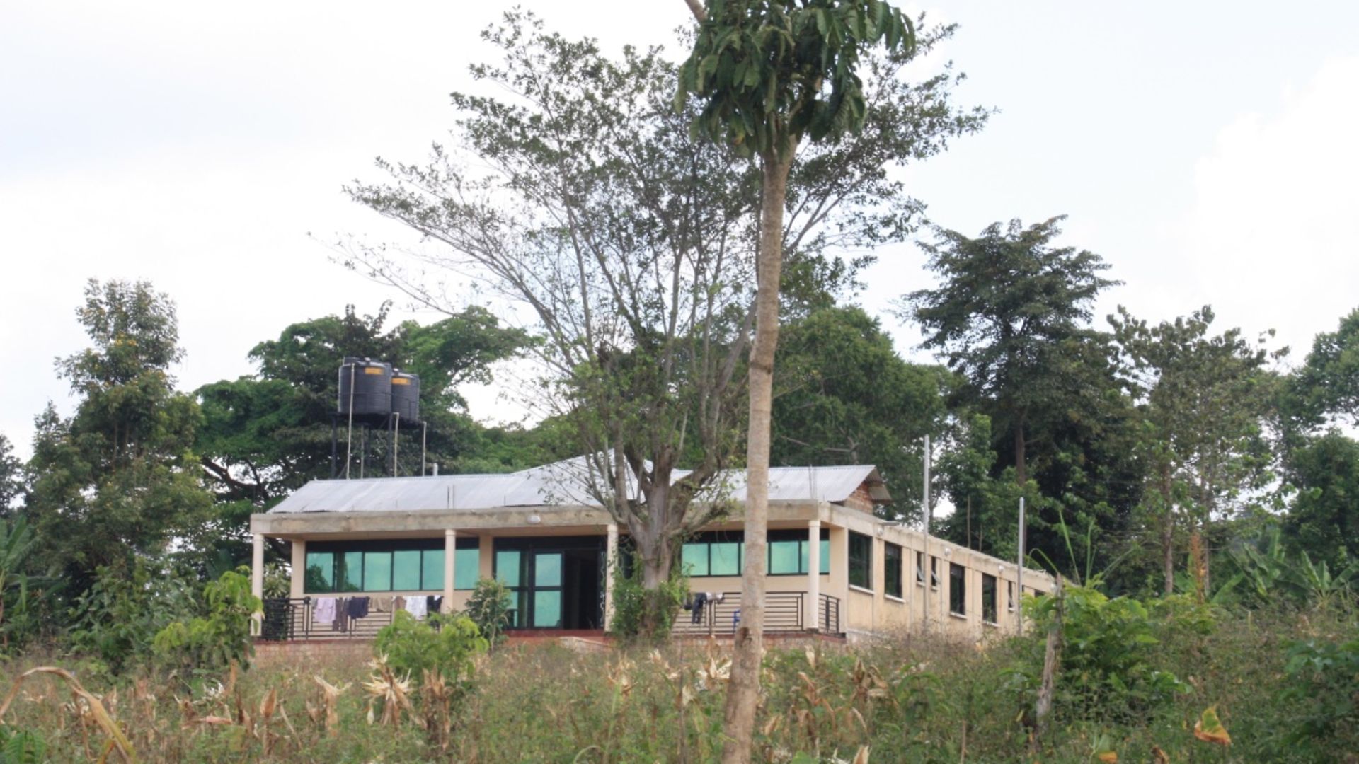 The new building for girls of the Mirembe Cottage of Street Girls