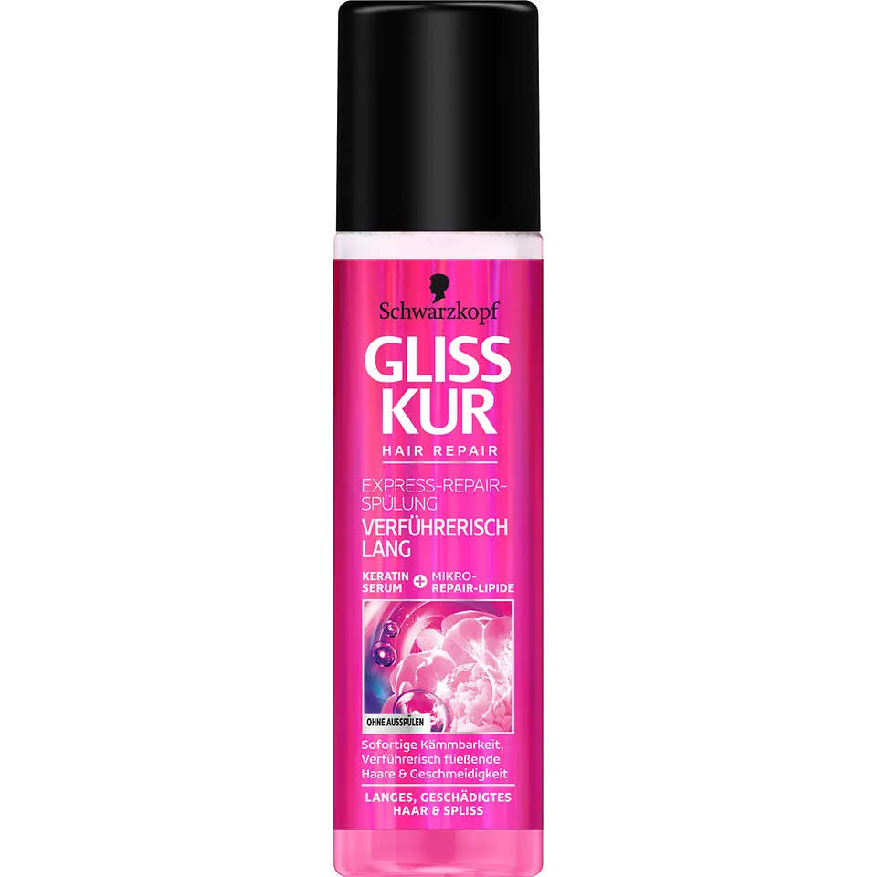 Gliss Kur Verführerisch Lang Express-Repair-Spülung