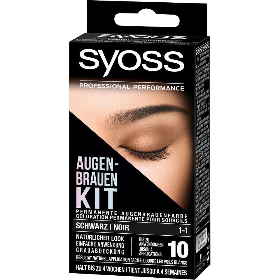 Syoss Augenbrauen Kit Schwarz
