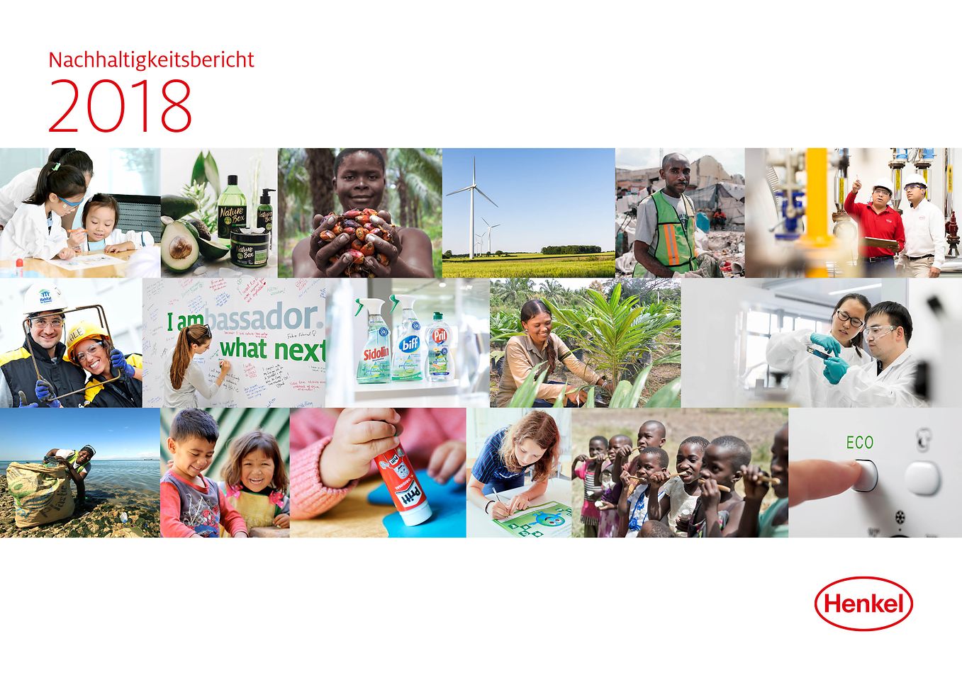 2018 Nachhaltigkeitsbericht Cover