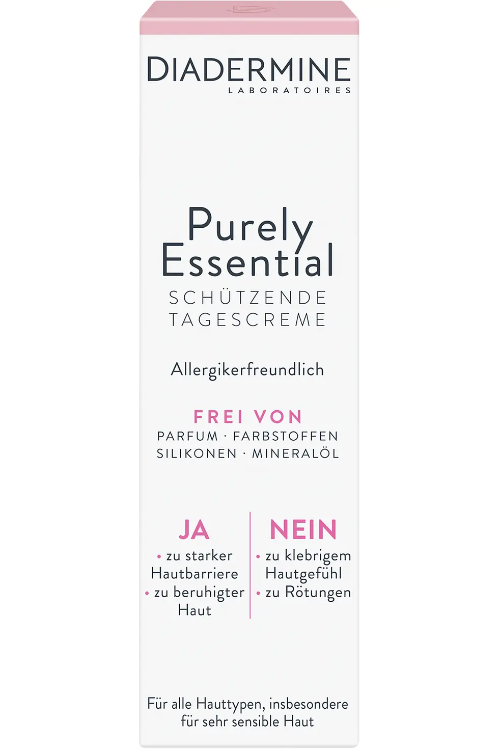 Diadermine Purely Essential Schützende Tagescreme