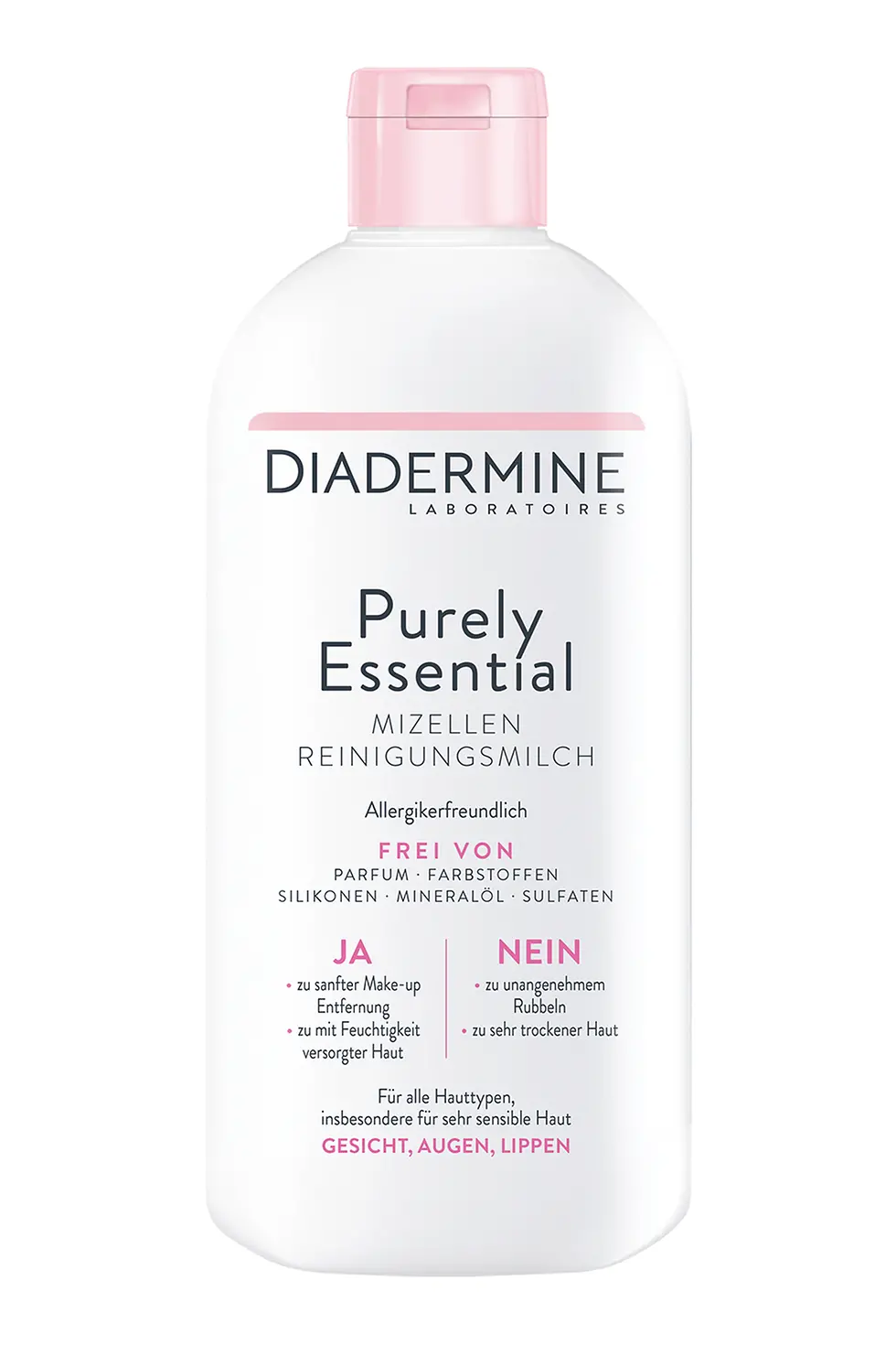 Diadermine Purely Essential Mizellen Reinigungsmilch