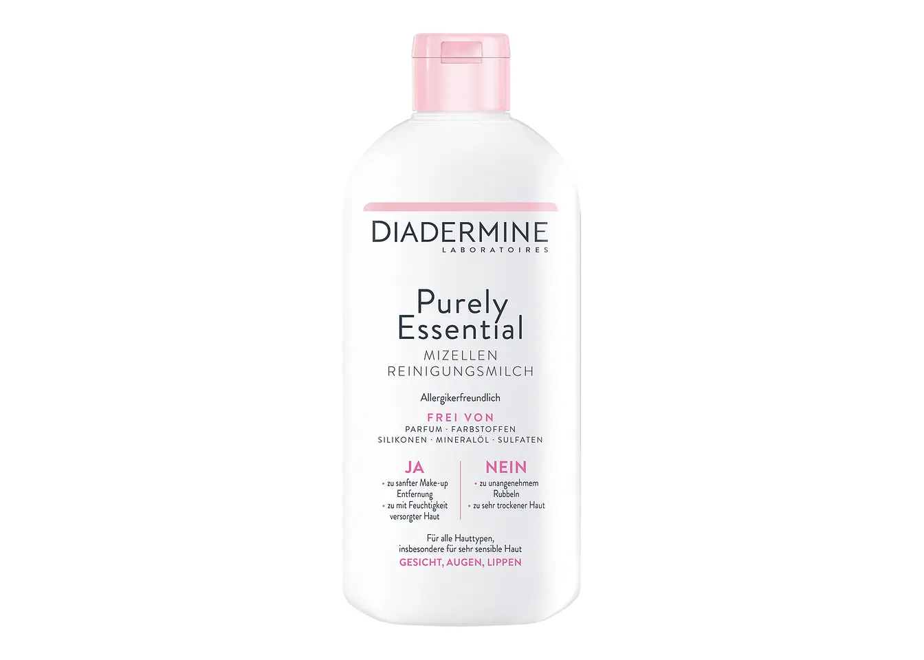 Diadermine Purely Essential Mizellen Reinigungsmilch